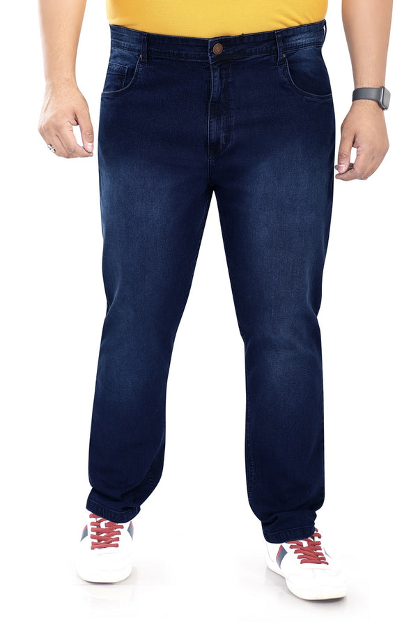 Men's Relaxed Plus Size Denim Jeans In Rurikon Blue